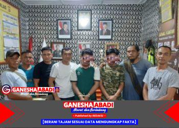 Kapolsek Lawe Alas Tangkap Dua Pengedar Sabu di Pinggir Sungai