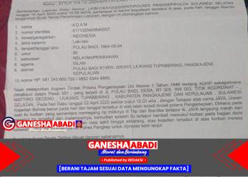 Kapolsek Balang Lompo Diduga Tutup Mata dalam Kasus Penganiayaan Lansia