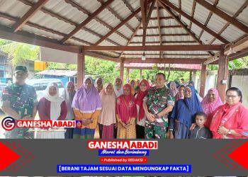 Sambut HUT RI ke-80, Kodim 1710/Mimika Bagikan Sembako untuk Kaum Dhuafa dan Mualaf