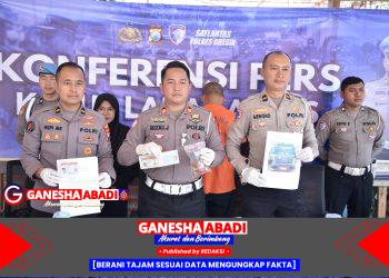 Satlantas Polres Gresik Amankan Sopir Truk Pelaku Tabrak Lari Maut di Menganti