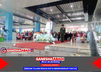 Satgas TMMD Kodim 1506/Namlea Ikuti Upacara HUT ke-80 RI di Buru Selatan