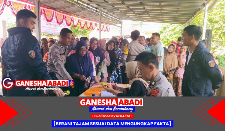 15 Ton Beras Ludes, Warga Serbu Gerakan Pangan Murah Polres Musi Rawas dan Bulog di Muara Beliti