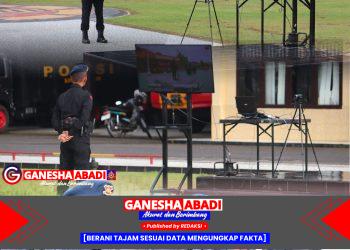 Batalyon B Pelopor Ikuti Apel Siaga 1 Virtual, Dansat Brimob Sumsel Tegaskan Tak Ada Toleransi bagi Aksi Anarkis