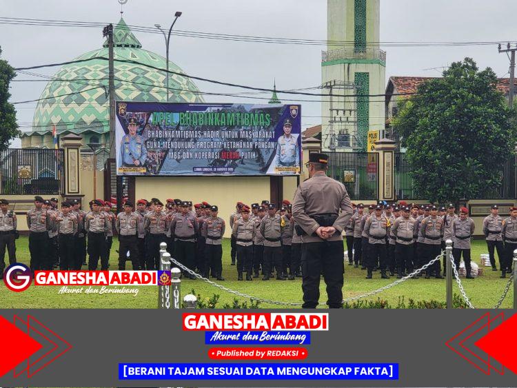 Polres dan Kodim 0406 Gelar Apel Siaga Gabungan Jelang Aksi Demo di Lubuklinggau