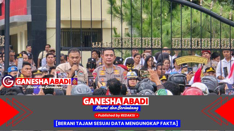 Godams Gelar Aksi Solidaritas, Kapoldasu Sampaikan Duka dan Janji Evaluasi