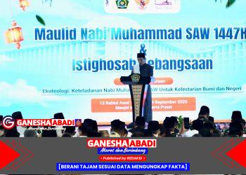 Panglima TNI Dampingi Presiden RI Hadiri Peringatan Maulid Nabi Muhammad SAW 1447 H di Masjid Istiqlal