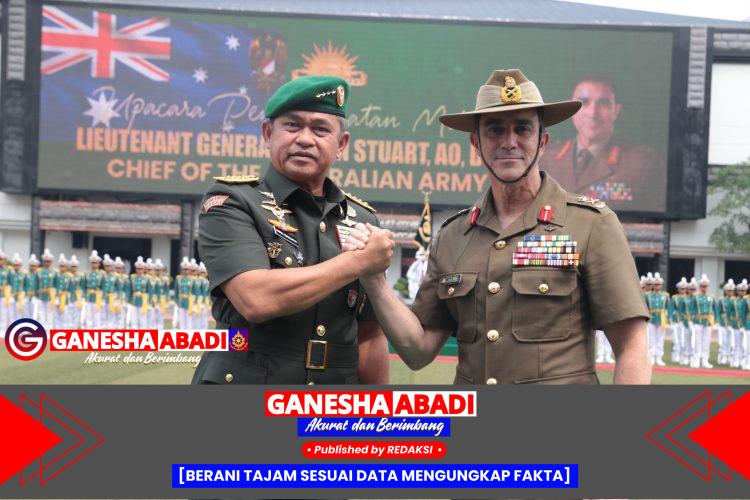 Kasad dan Kepala Staf Angkatan Darat Australia Perkuat Kerja Sama Militer Indonesia–Australia