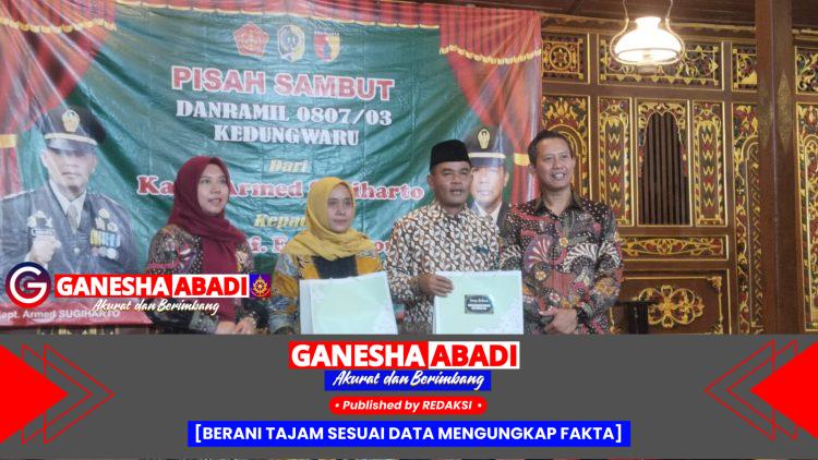 Pisah Sambut Danramil 0807/03 Kedungwaru Penuh Keberkahan dan Kebersamaan