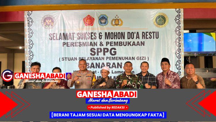 Tasyakuran Dapur Sehat SPPG Banaran Babad Lamongan, Wujud Syukur dan Pengabdian untuk Generasi Emas