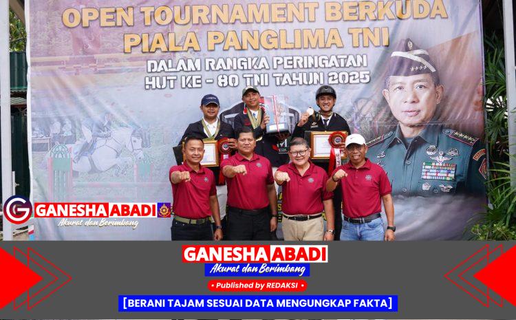 Panglima TNI Dorong Generasi Muda Tangguh Lewat Olahraga Berkuda