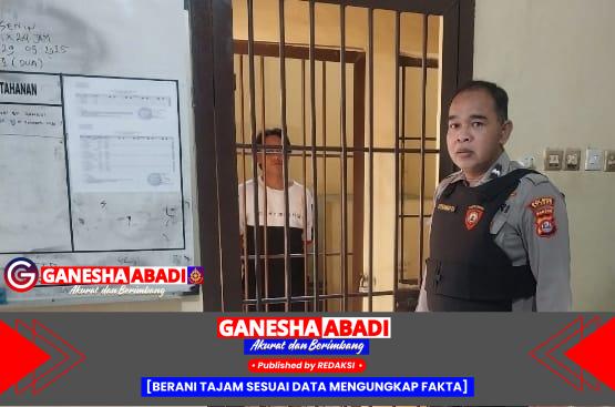 Polsek Purwakarta Rutin Cek Kesehatan Tahanan dan Kebersihan Ruang Tahanan