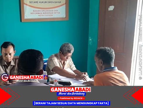 Bhabinkamtibmas Polsek Purwakarta Sambangi Kantor Kelurahan Pastikan Kamtibmas Kondusif