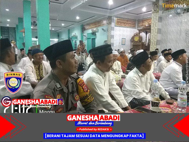 Bhabinkamtibmas Polsek Ciwandan Hadiri Maulid Nabi SAW, Perkuat Silaturahmi dengan Ulama dan Masyarakat