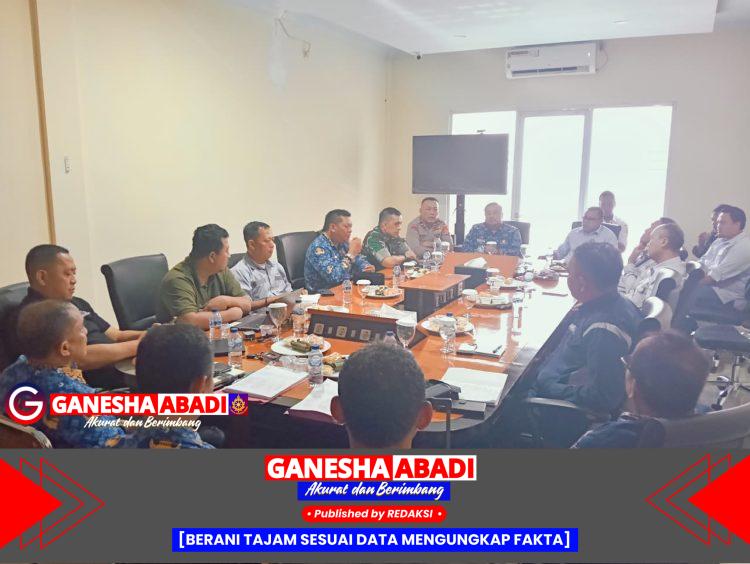 Kapolsek Ciwandan Polres Cilegon Gelar Rapat Tindak Lanjut Relokasi Bangunan Liar di Lahan PT. Pancapuri.