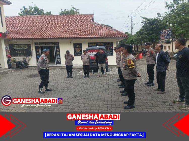Polsek Panongan Gelar Apel Pagi, Dipimpin Kanit Provos Aipda Ferdi Yanto