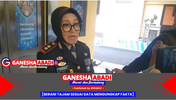 Kapolres Sragen Tegaskan Pendalaman Kasus Penyiraman BBM, Satu Anggota Jadi Korban