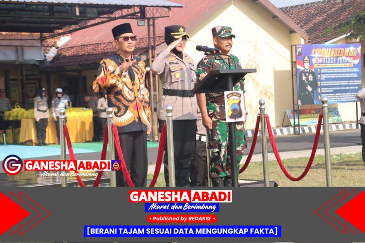 Bersama Tiga Pilar, Kapolres Sragen Pimpin Apel Pengamanan Swakarsa 2025: Wujud Sinergi Demi Kamtibmas Kondusif