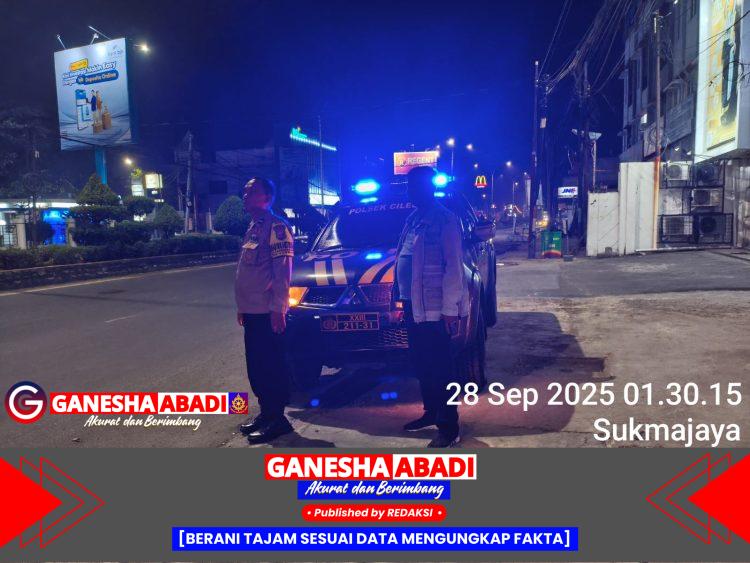 Polsek Cilegon Patroli Kewilayahan Antisipasi Balap Liar