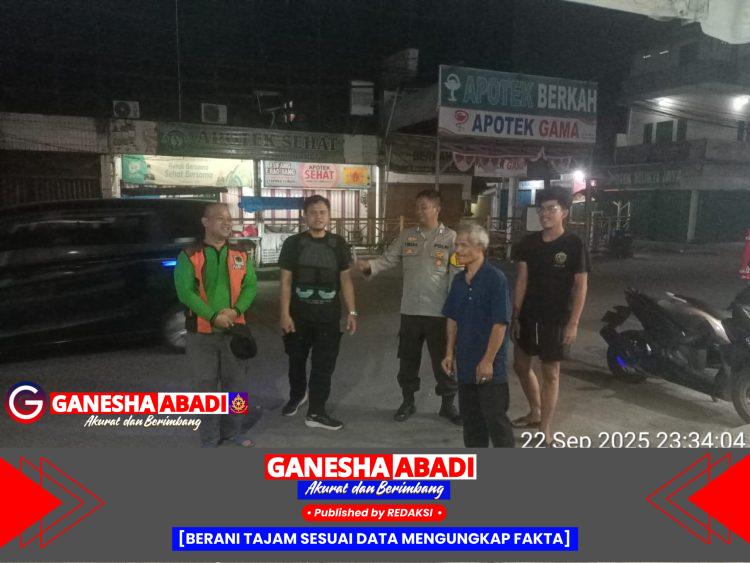 Patroli Polsek Cilegon Berikan Himbauan Antisipasi Curanmor