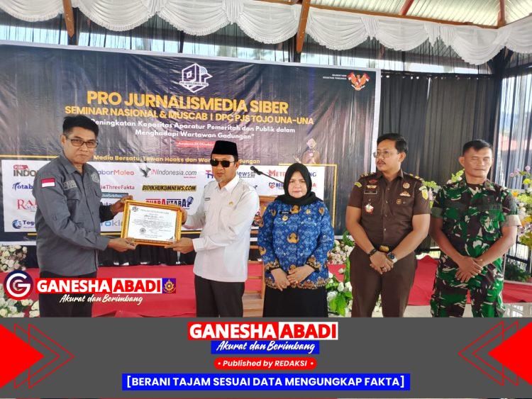 Bupati Touna Hadiri Muscab I PJS, Dukung UKW Digelar di Pulau Wisata Togian