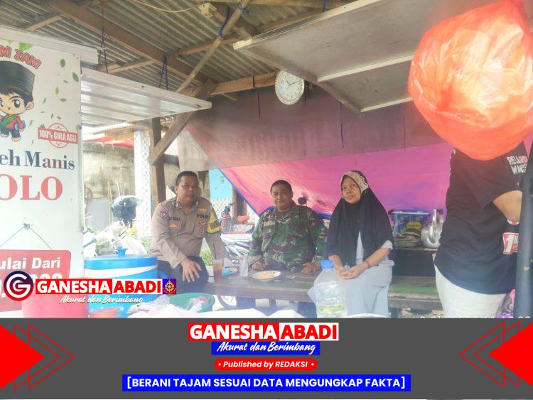 Bhabinkamtibmas dan Babinsa Desa Bojong Jalin Silaturahmi Bersama Warga