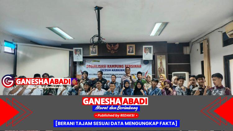 Bhabinkamtibmas Polsek Ciwandan Ikuti Sosialisasi Kampung Bersih Narkoba (Bersinar)