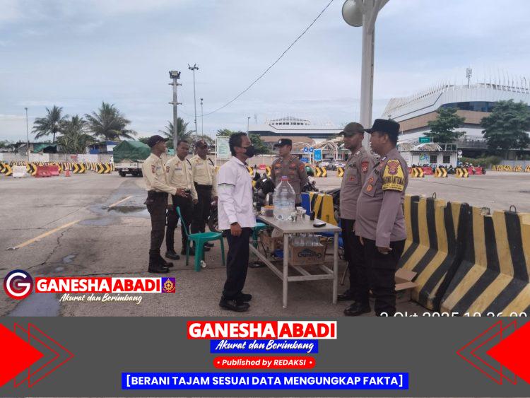 Personel Samapta Kskp Merak Polres Cilegon Polda Banten Laksanakan Patroli Dialogis
