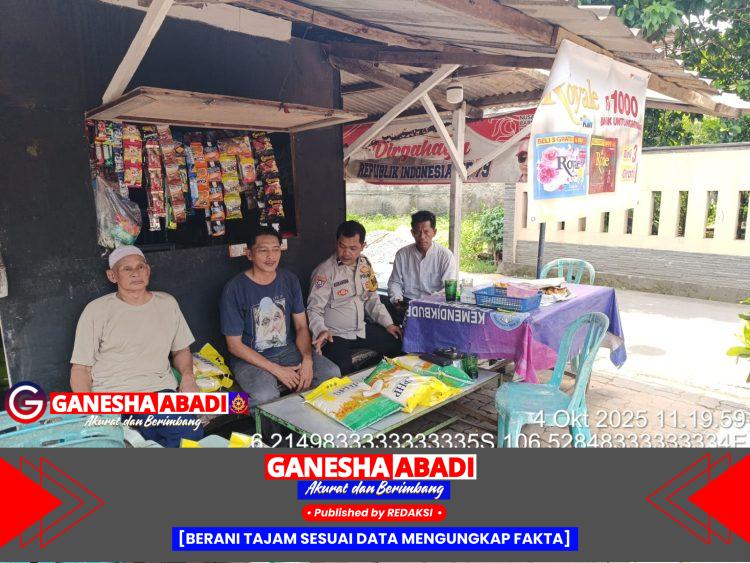 Aipda Budiansyah Laksanakan Program Warung Bhabinkamtibmas di Desa Pasir Jaya