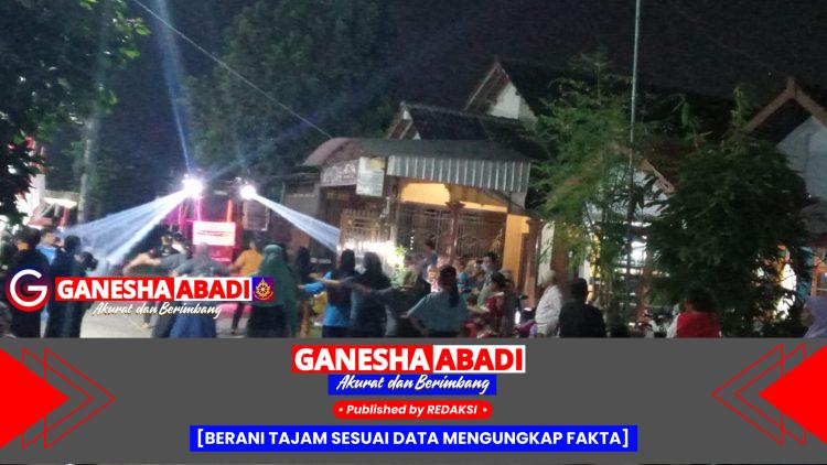 Senam musix bersama emak emak kelompok RT 005 Lingkungan Sumbernongko