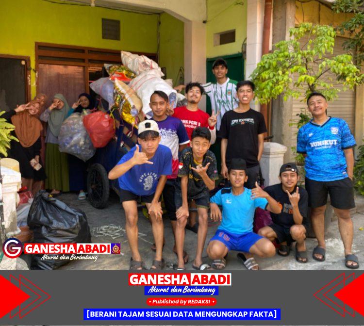Remaja LDII Rungkut Kidul Gelar Aksi Sosial, Kumpulkan Barang Bekas Demi Lingkungan Bersih