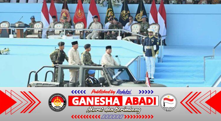 HUT ke-80 TNI, Presiden Prabowo Tekankan Kepemimpinan Teladan dan Profesionalisme