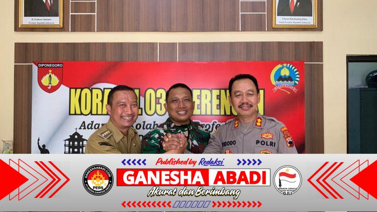 Sinergi Untuk Negeri, Kapolsek & Camat Serengan Beri Ucapan HUT TNI ke-80 ke Koramil 03/Serengan.