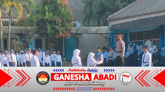 Kapolsek Purwakarta Jadi Pembina Upacara di SMP YPWKS, Ajak Siswa Waspadai Hoaks dan Jauhi Tawuran