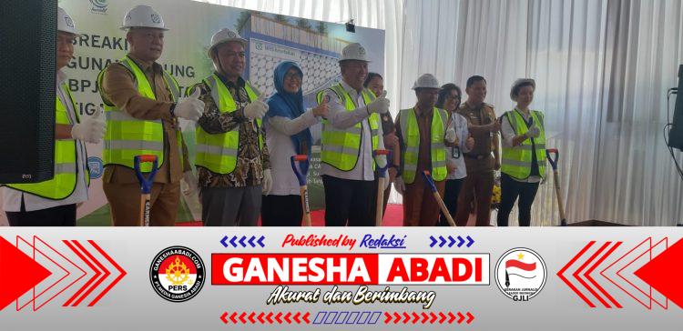Bhabinkamtibmas Kelurahan Sukamulya Hadiri Groundbreaking Gedung Baru BPJS Kesehatan Cabang Tangerang