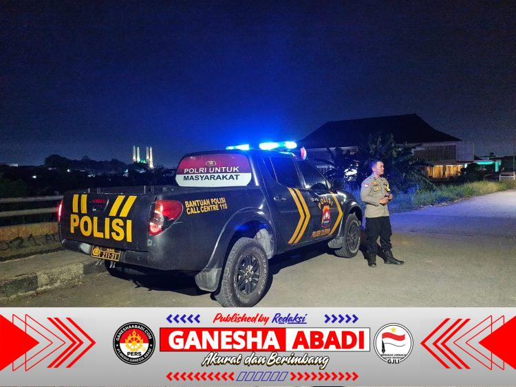Polsek Cilegon Gencarkan Patroli Malam, Antisipasi Balap Liar dan Gangguan Kamtibmas