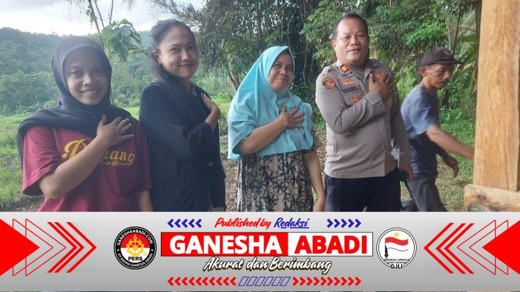 Bhabinkamtibmas Polsek Mancak Sambang dan Silaturahmi Bersama Warga Desa Sangiang