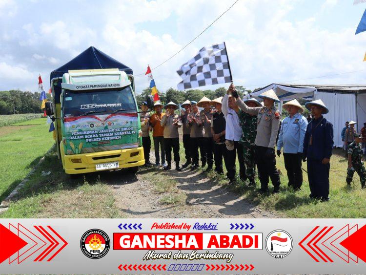 Polres Kebumen Tanam Jagung Serentak Kuartal IV Dukung Program Swasembada Pangan Nasional