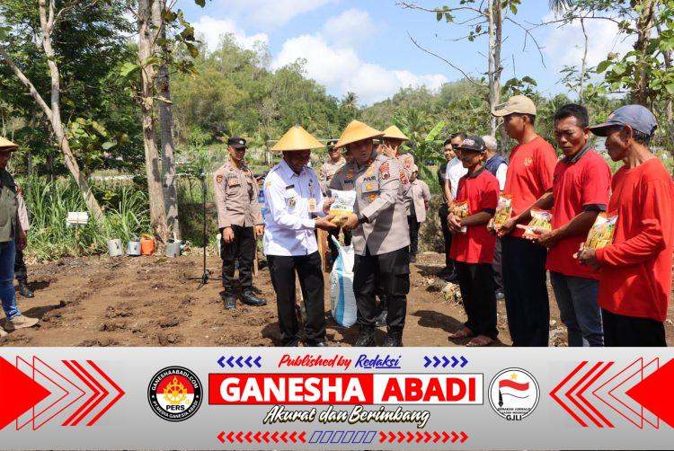 Polres Wonogiri Dukung Swasembada Pangan, Tanam Jagung Serentak Kuartal IV di Pracimantoro