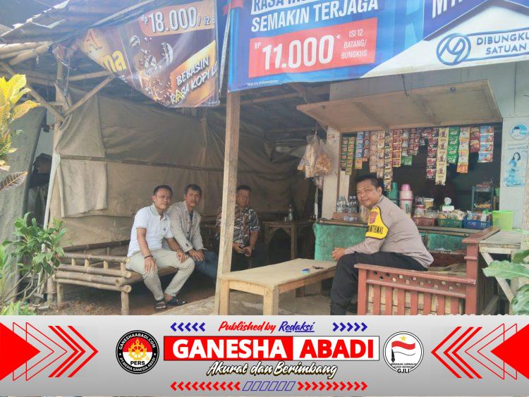 Bhabinkamtibmas Desa Bojong Sambang Warung, Wujudkan Kedekatan Polri dengan Warga