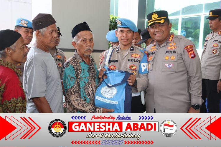 Polresta Tangerang dan Polsek Jajaran Salurkan Bantuan Sembako dari Wapres