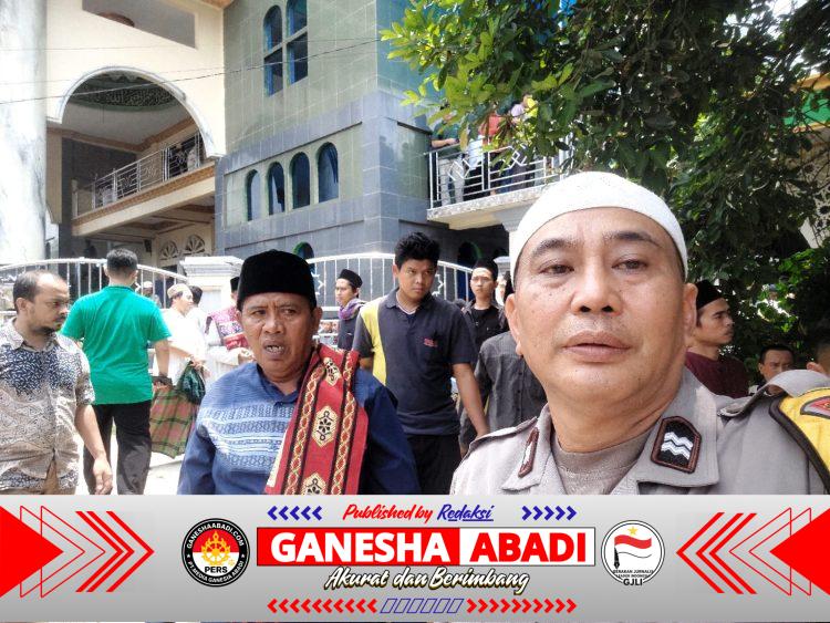 Bhabinkamtibmas Polsek Cikupa Laksanakan Program Jumat Keliling di Masjid Jami Nurul Huda Sukadamai