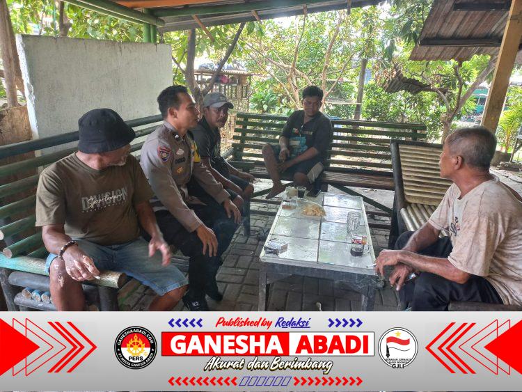 Bhabinkamtibmas Desa Pasir Jaya Aipda Budiansyah Laksanakan Sambang dan Himbauan Harkamtibmas kepada Warga