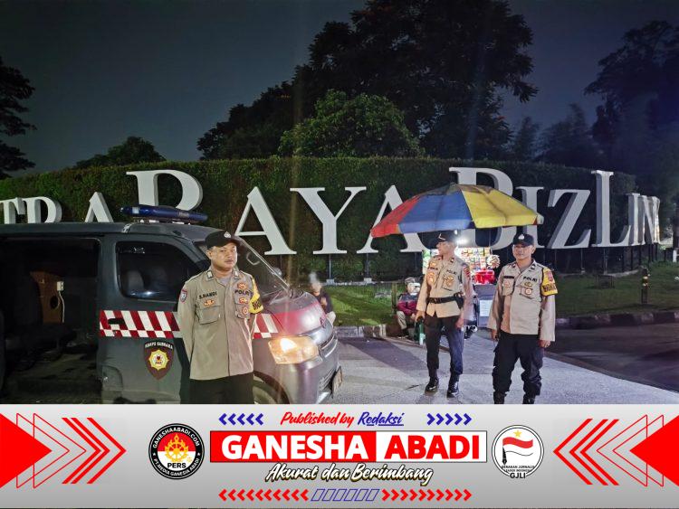 Polsek Cikupa Gelar Patroli Malam dalam Rangka Ops Cipkon Jaga Kamtibmas