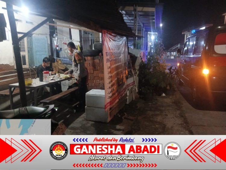 Personil Polsek Ciwandan Kondusifkan Sitkamtibmas Melalui Patroli Malam