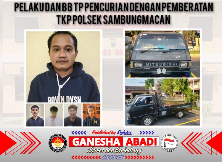 Polres Sragen Bongkar Jaringan Komplotan Spesialis Pencuri Skafolding Lintas Kabupaten, 9 Pelaku Ditangkap !