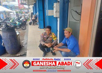 Bhabinkamtibmas Desa Talagasari Lakukan Sambang dan Silaturahmi ke Tokoh Masyarakat