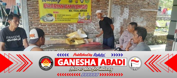 Ngopi Bareng Kamtibmas: Aiptu Wawan Ciptakan Keakraban di Warung Kopi Bhabinkamtibmas