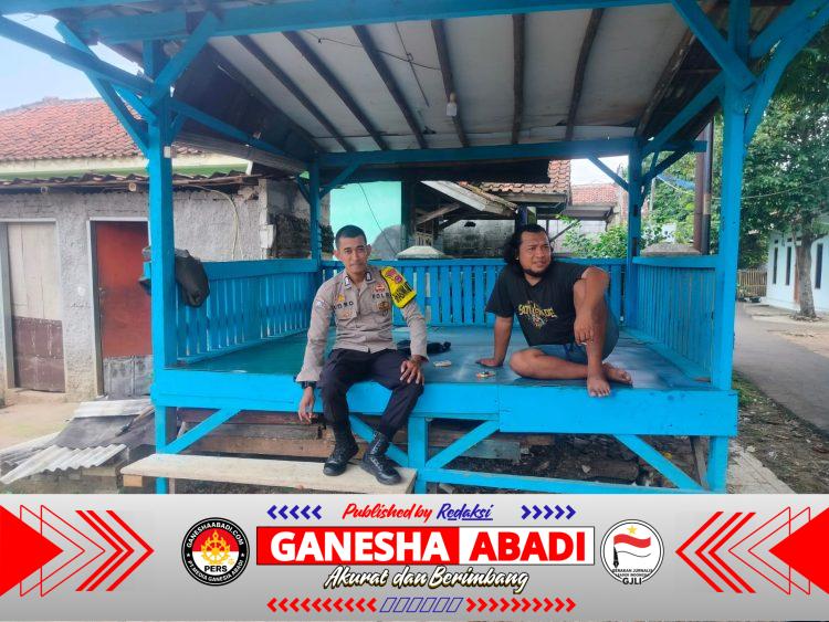 Bhabinkamtibmas Desa Cibadak Lakukan Sambang, Ajak Warga Bersama Jaga Kamtibmas