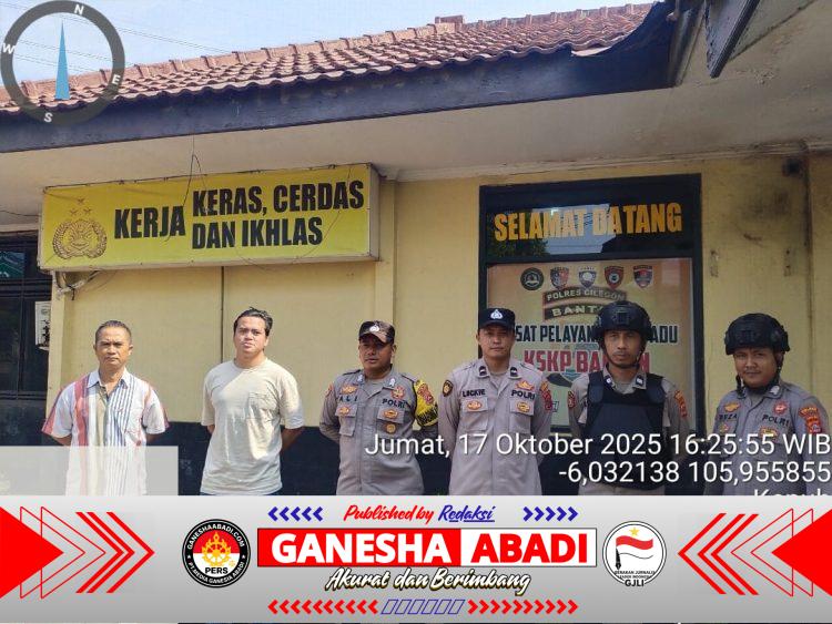 Untuk jaga Keamanan Polsek, Personil Polsek KP Banten lakukann Sispam Mako