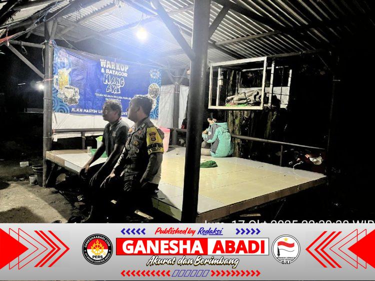 Personel Polsek Ciwandan imbau warga rutin ronda siskamling